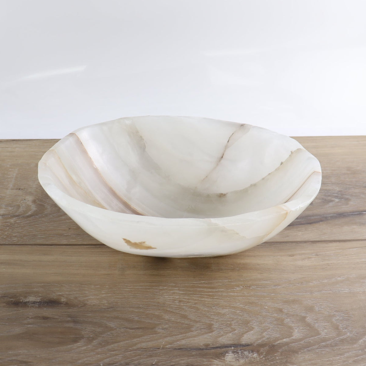 Mexican Onyx/Calcite Bowl 10"
