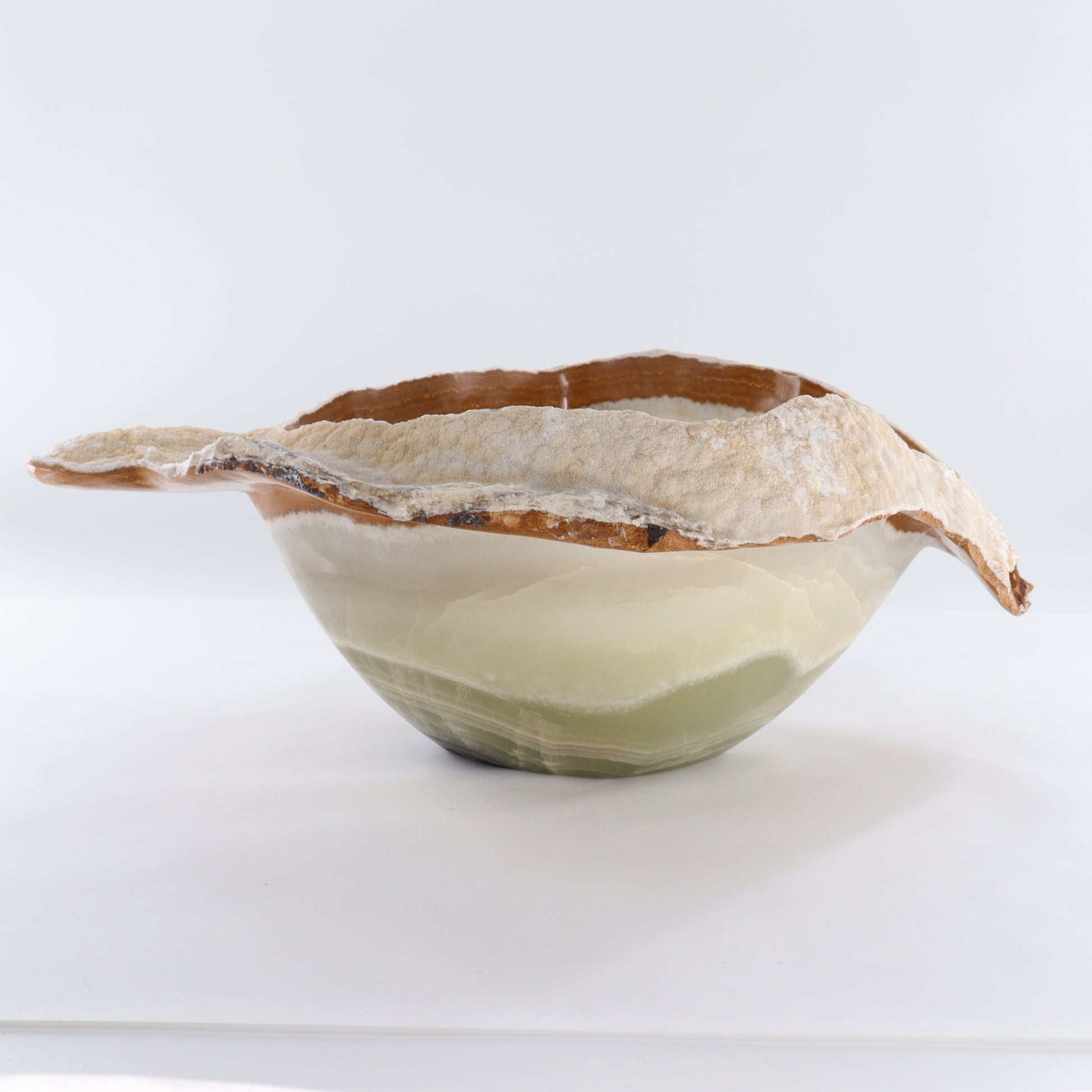 Mexican Onyx/Calcite Bowl - Expert Wholesale and Supplier of Wholesale Crystals & Bulk Gemstones, ["Bowls","Calcite","Mexico","onyx"]