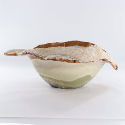 Mexican Onyx/Calcite Bowl - Expert Wholesale and Supplier of Wholesale Crystals & Bulk Gemstones, ["Bowls","Calcite","Mexico","onyx"]
