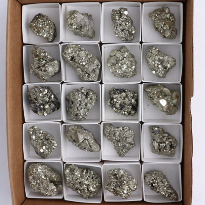 Pyrite Clusters Set of 20