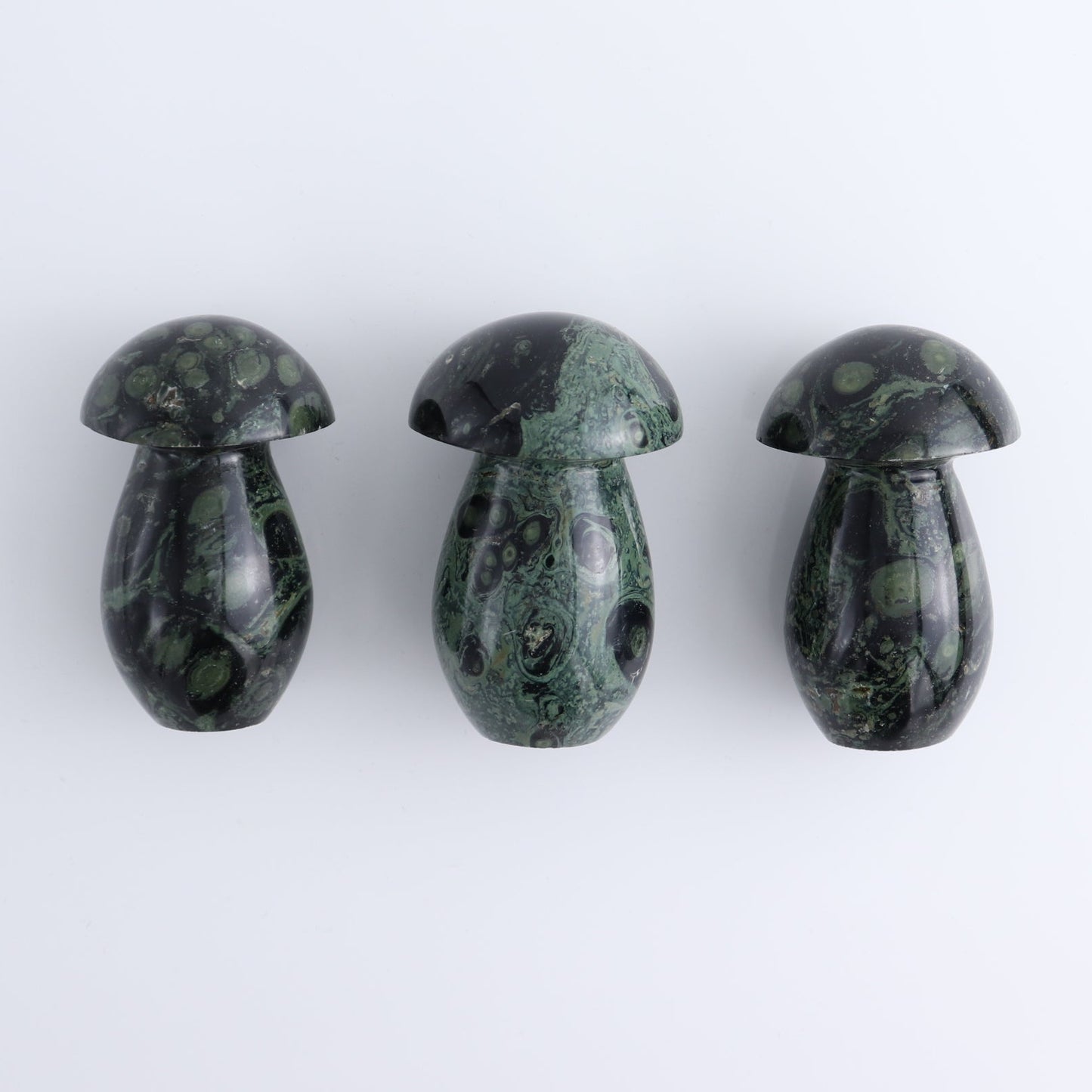 Kambaba Jasper Mushrooms Set of 7