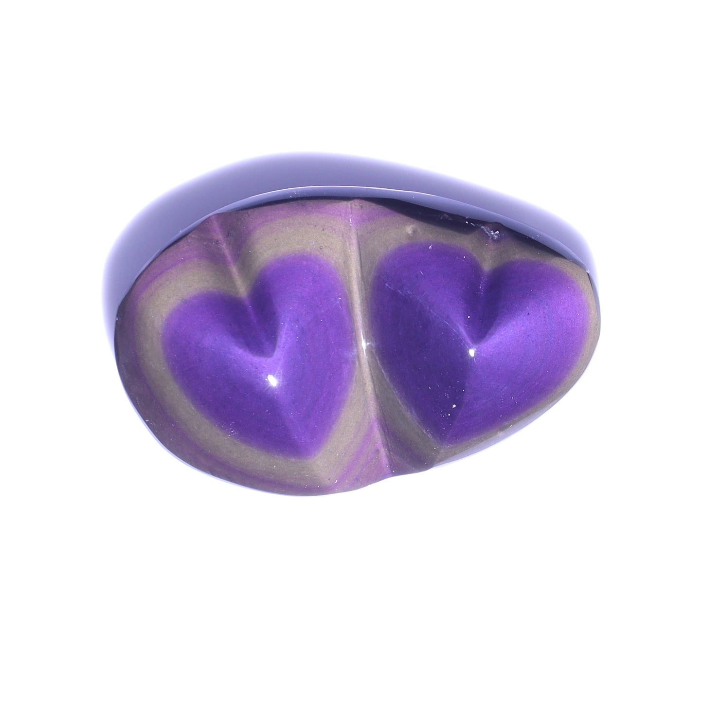 Rainbow Obsidian Heart Pairs Set of 3 - Expert Wholesale and Supplier of Wholesale Crystals & Bulk Gemstones, ["Hearts","Mexico","Obsidian","Rainbow Obsidian"]