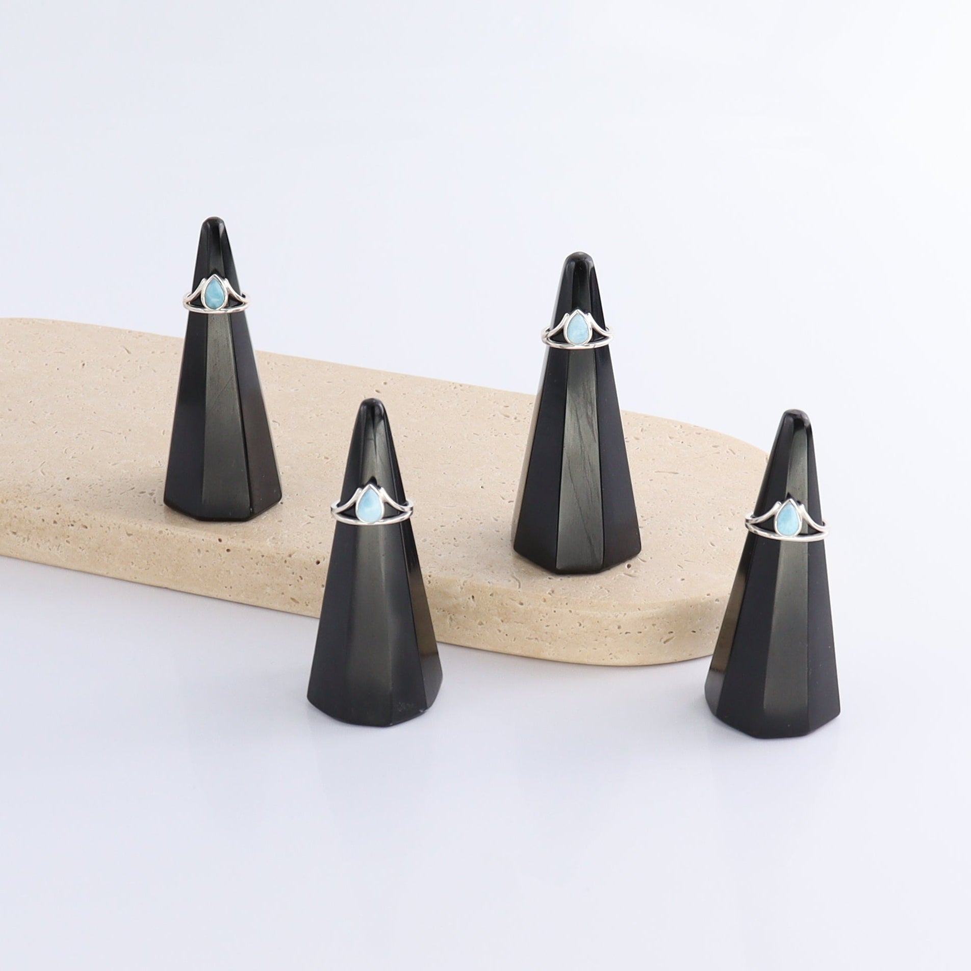 One Larimar Ring - Expert Wholesale and Supplier of Wholesale Crystals & Bulk Gemstones, ["India","Larimar","Ring","sterling silver"]