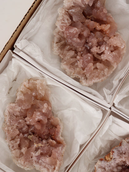 Pink Amethyst Flat Set of 6