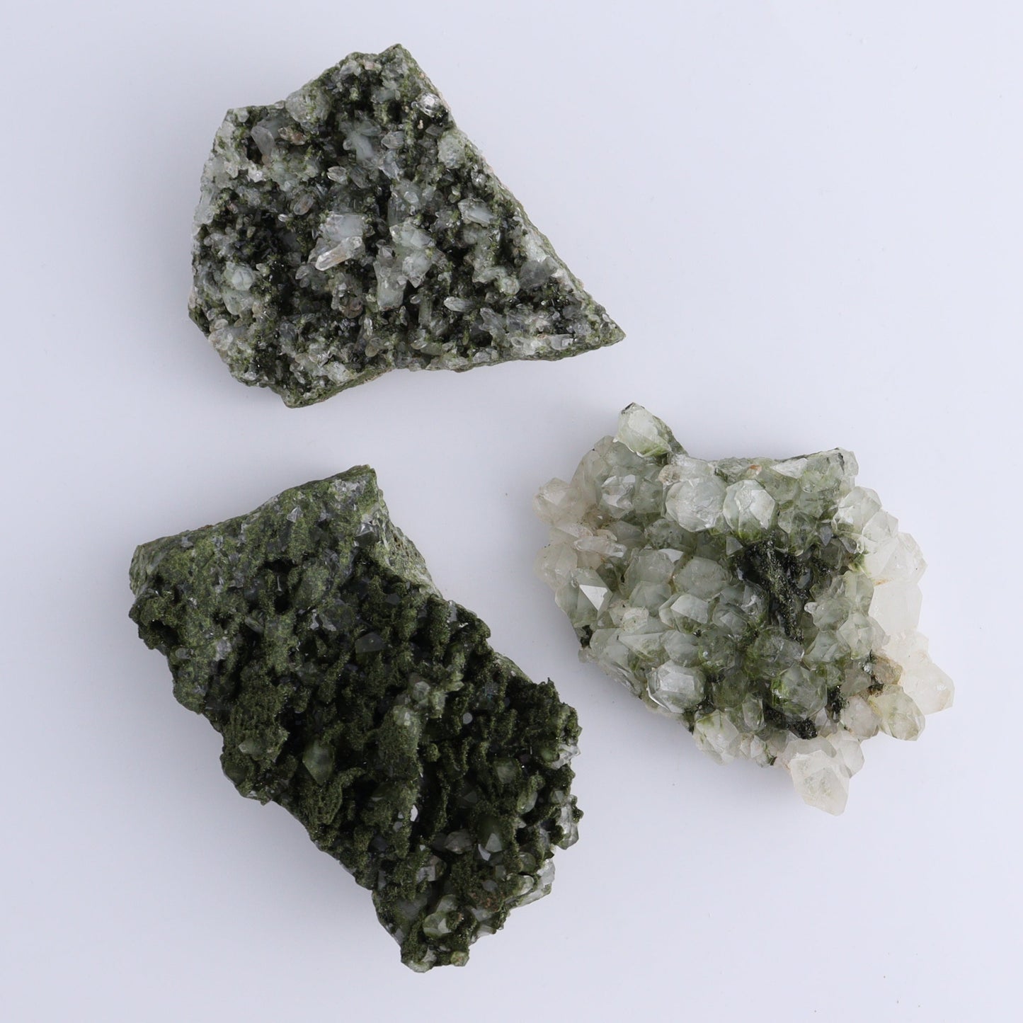 Epidote Set of 6 - Expert Wholesale and Supplier of Wholesale Crystals & Bulk Gemstones, ["epidote","flat","Flats"]