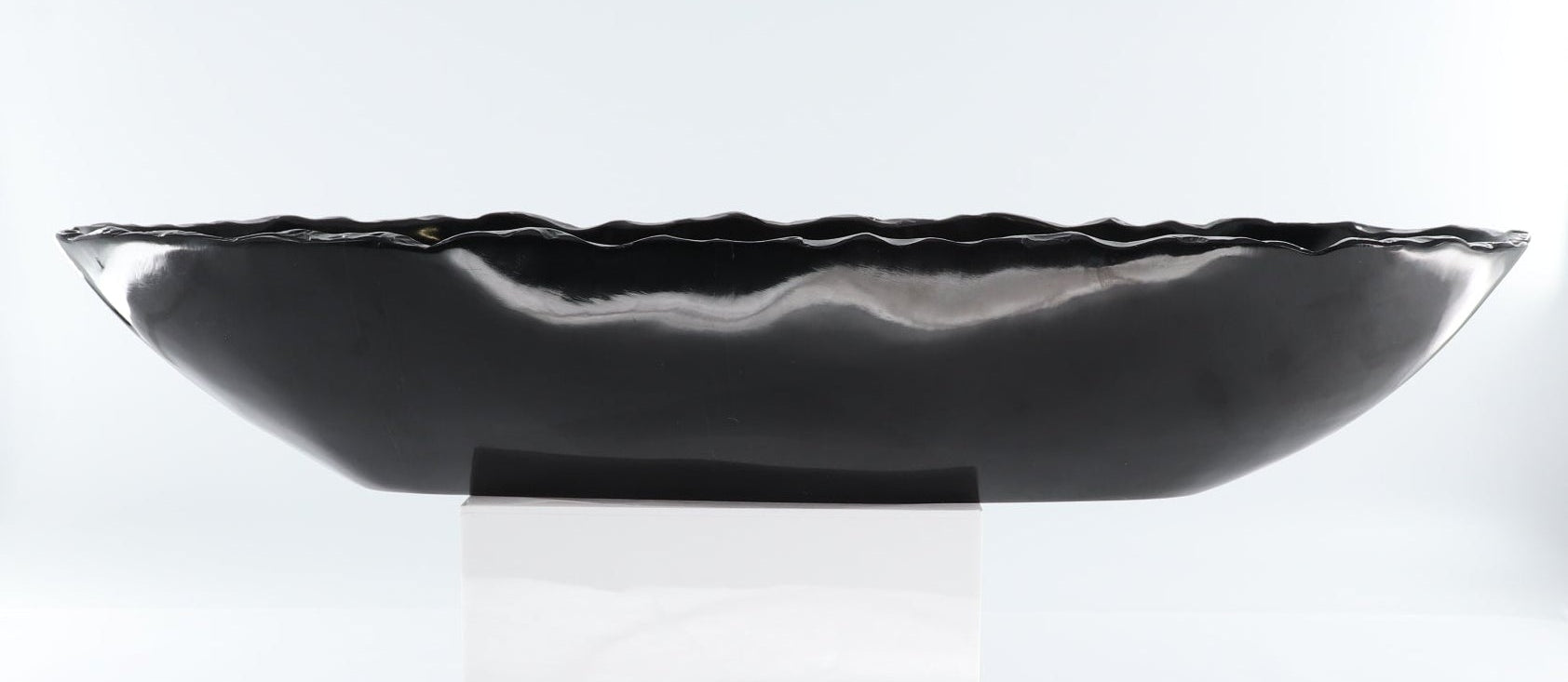 Black Marble Canoe Bowl - Expert Wholesale and Supplier of Wholesale Crystals & Bulk Gemstones, ["Bowls","Mexico","onyx"]
