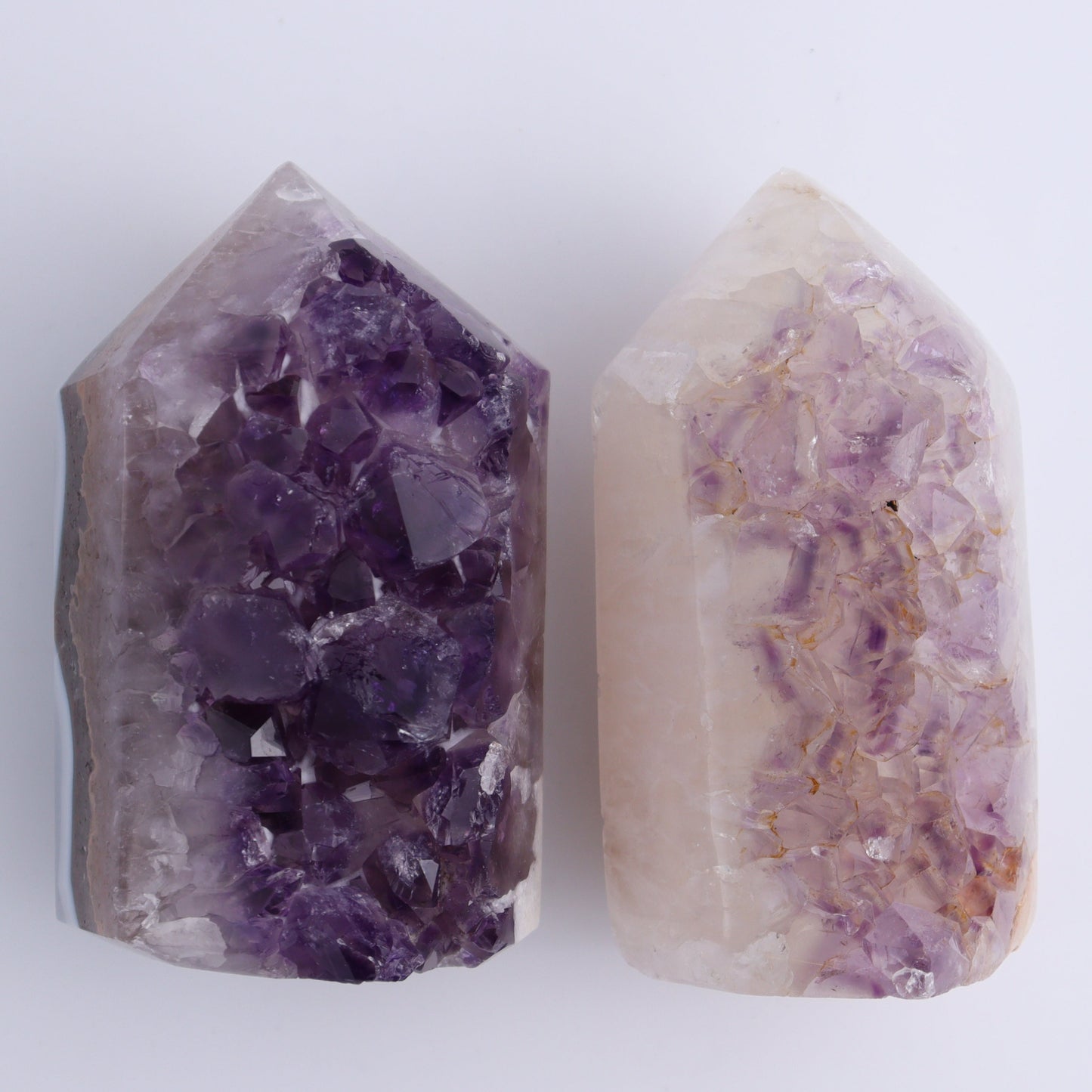 Uruguay Amethyst Towers Set of 4 - Expert Wholesale and Supplier of Wholesale Crystals & Bulk Gemstones, ["Amethyst","Towers","Uruguay"]
