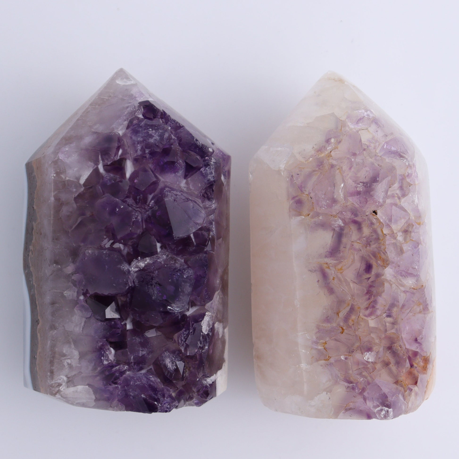 Uruguay Amethyst Towers Set of 4 - Expert Wholesale and Supplier of Wholesale Crystals & Bulk Gemstones, ["Amethyst","Towers","Uruguay"]