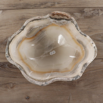 Mexican Onyx/Calcite Bowl 12"
