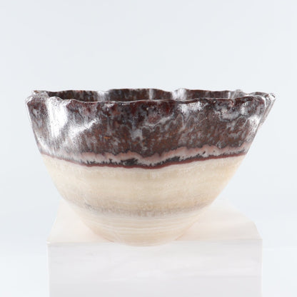 Mexican Onyx/Calcite Bowl 15"