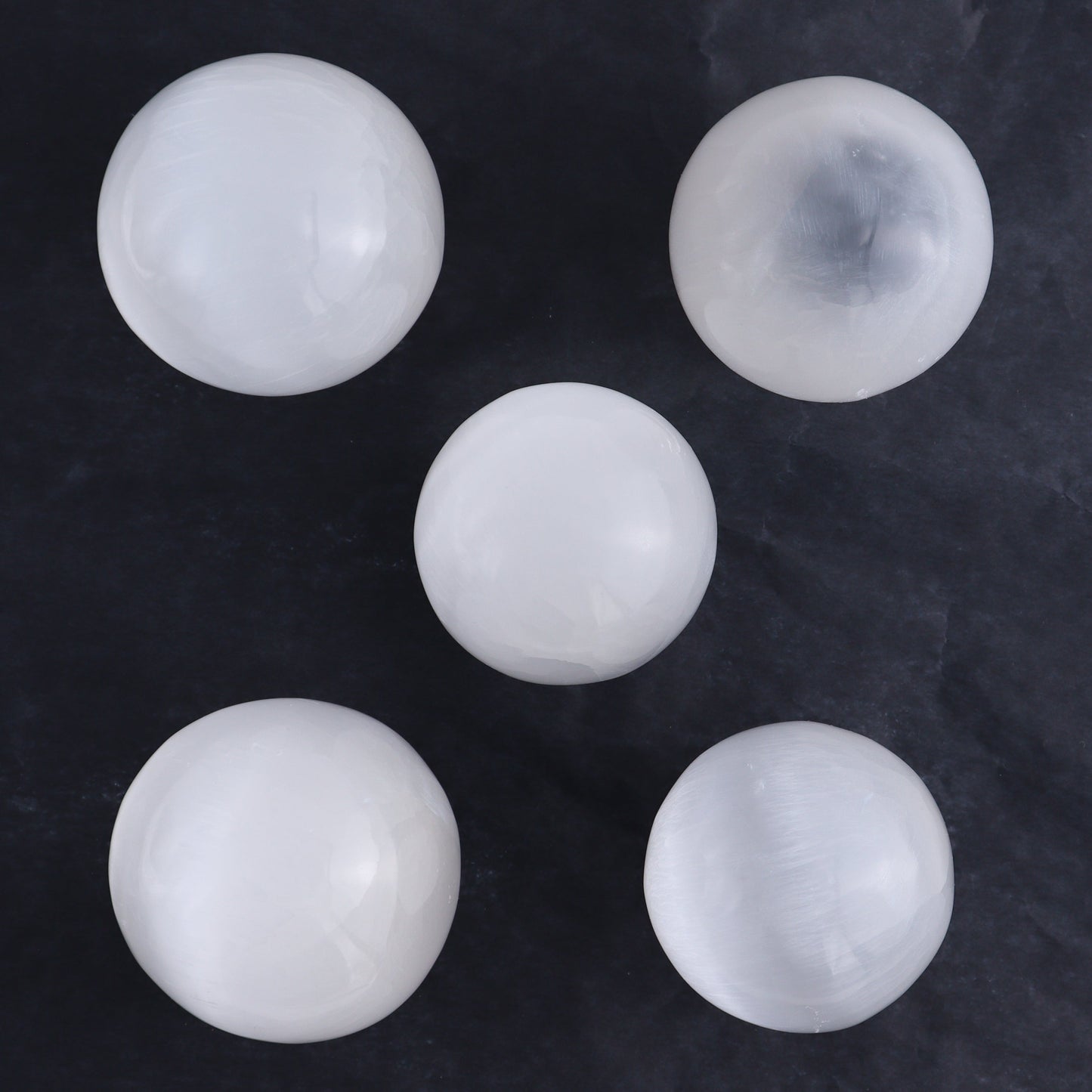 One Selenite (Satin Spar) Sphere 6 cm - Expert Wholesale and Supplier of Wholesale Crystals & Bulk Gemstones, ["close_30","Morocco","Selenite","Spheres"]