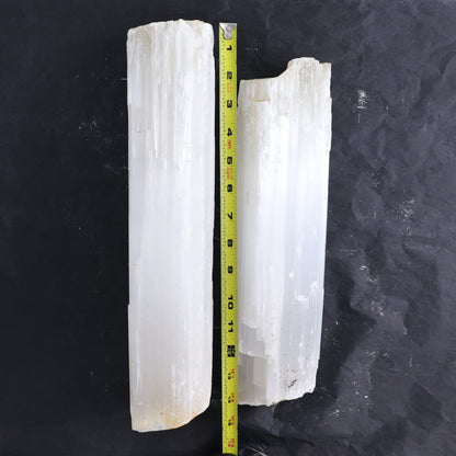 Selenite Logs Set of 3