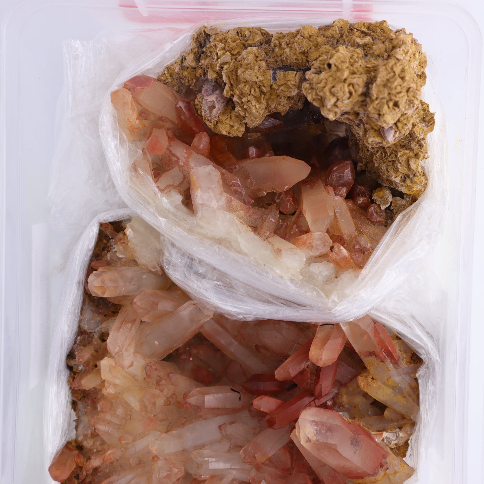 Quartz Hematite Inclusions Flat from Morocco - Expert Wholesale and Supplier of Wholesale Crystals & Bulk Gemstones, ["Flats","Hematite","Morocco","Quartz","Quartz Hematite"]