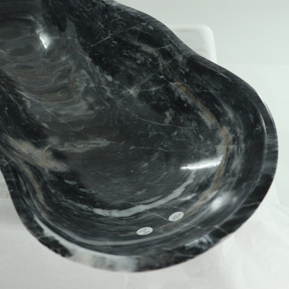 Marble Canoe Bowl - Expert Wholesale and Supplier of Wholesale Crystals & Bulk Gemstones, ["Bowls","canoe","close_30","Mexico","onyx"]
