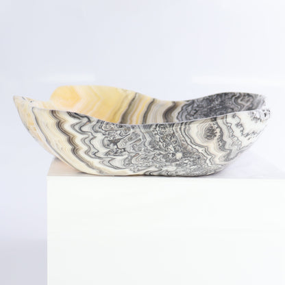 Zebra Onyx Bowl - Expert Wholesale and Supplier of Wholesale Crystals & Bulk Gemstones, ["Bowls","Mexico","onyx"]