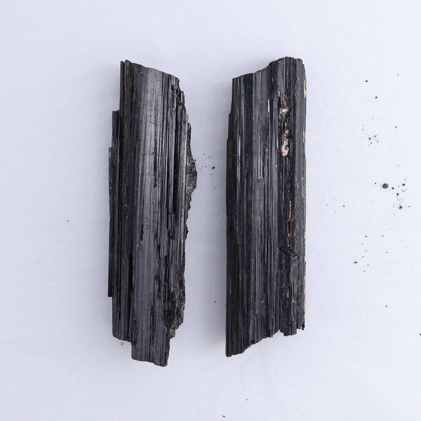 Black Tourmaline Log Set of 3 - Expert Wholesale and Supplier of Wholesale Crystals & Bulk Gemstones, ["Black Tourmaline","logs","Madagascar","Rough","Tourmaline"]
