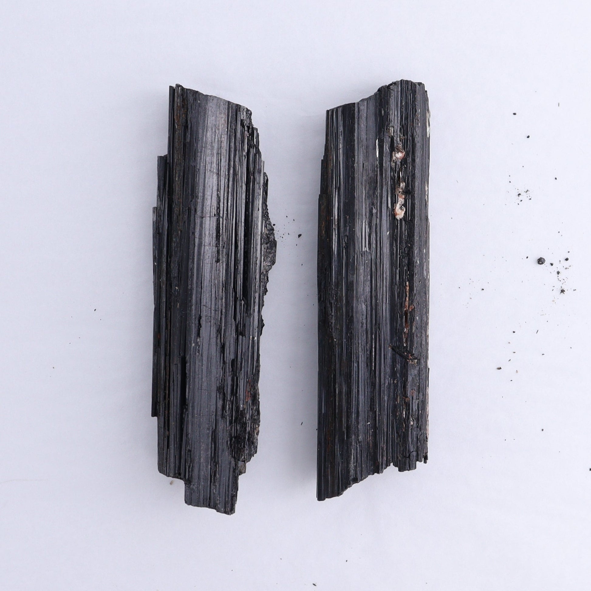 Black Tourmaline Log Set of 3 - Expert Wholesale and Supplier of Wholesale Crystals & Bulk Gemstones, ["Black Tourmaline","logs","Madagascar","Rough","Tourmaline"]