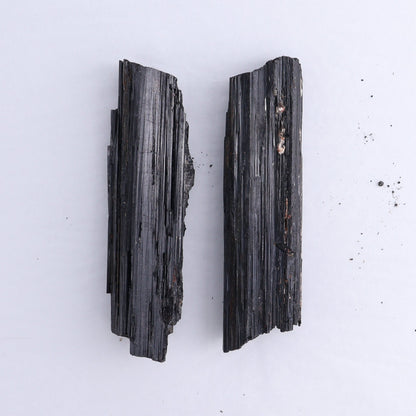 Black Tourmaline Log Set of 3 - Expert Wholesale and Supplier of Wholesale Crystals & Bulk Gemstones, ["Black Tourmaline","logs","Madagascar","Rough","Tourmaline"]