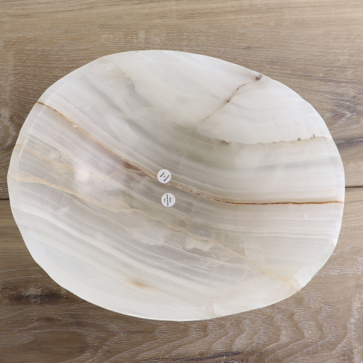 Mexican Onyx/Calcite Bowl 10"