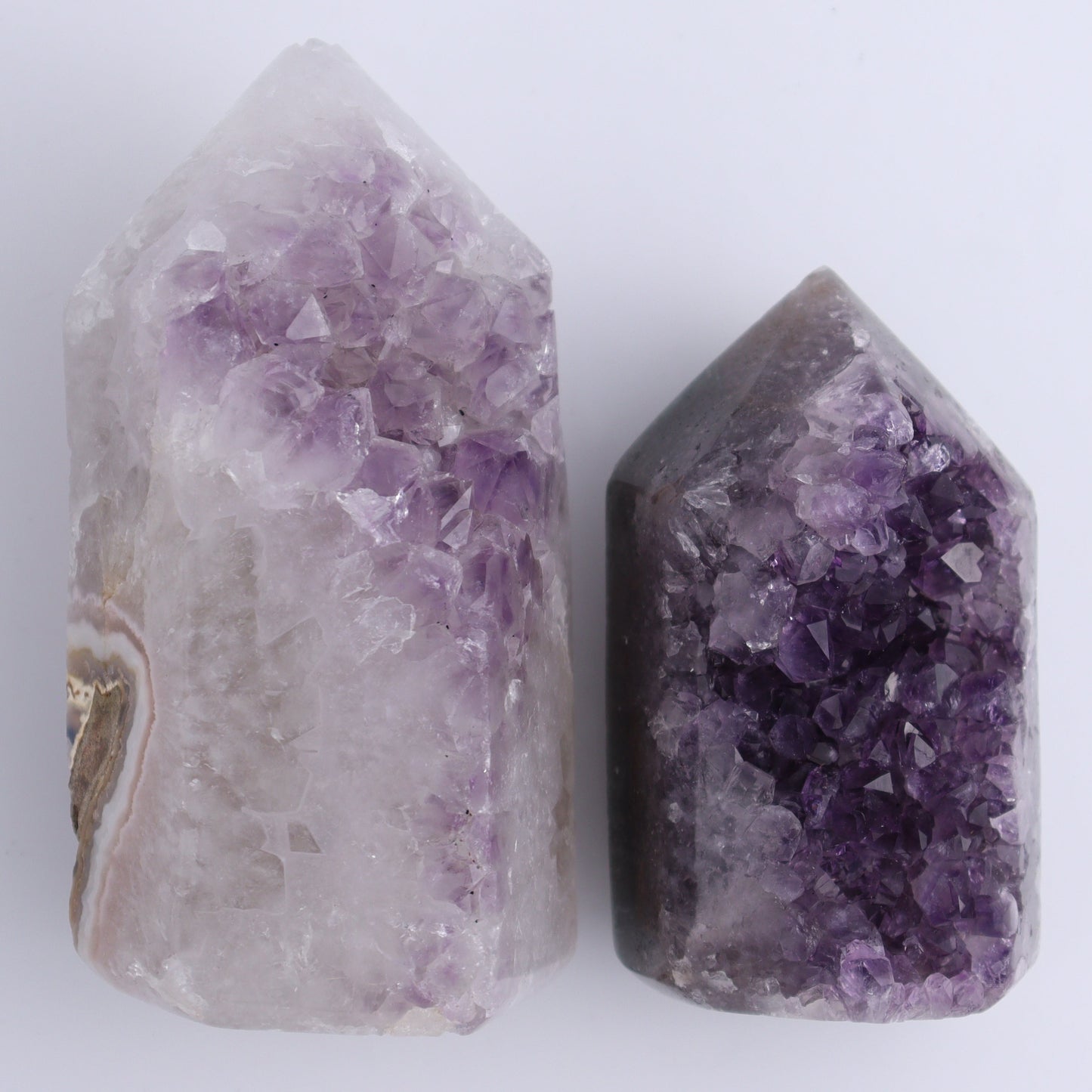 Uruguay Amethyst Towers Set of 4 - Expert Wholesale and Supplier of Wholesale Crystals & Bulk Gemstones, ["Amethyst","Towers","Uruguay"]