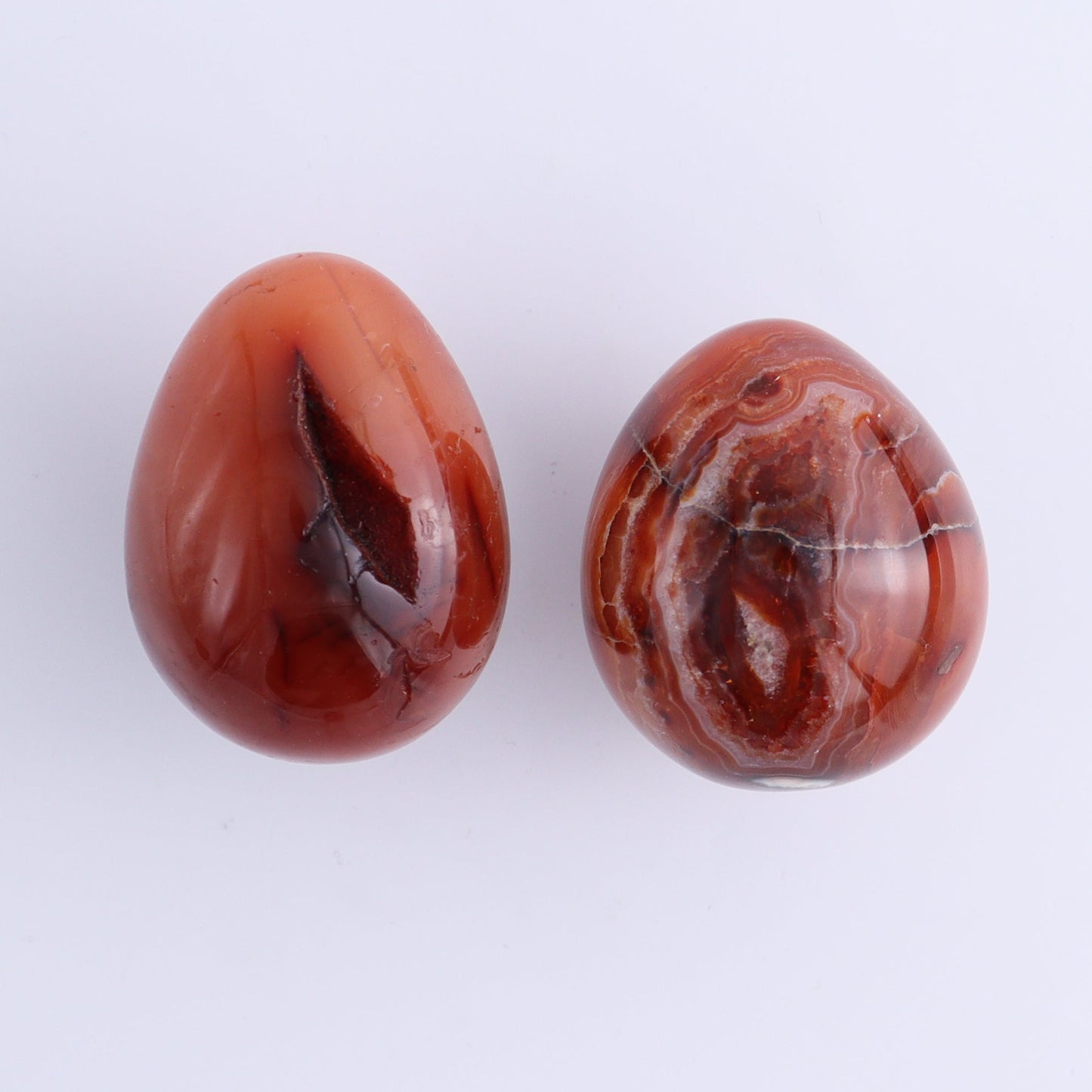 Carnelian Eggs Set of 12 - Expert Wholesale and Supplier of Wholesale Crystals & Bulk Gemstones, ["carnelian","Eggs","Madagascar"]