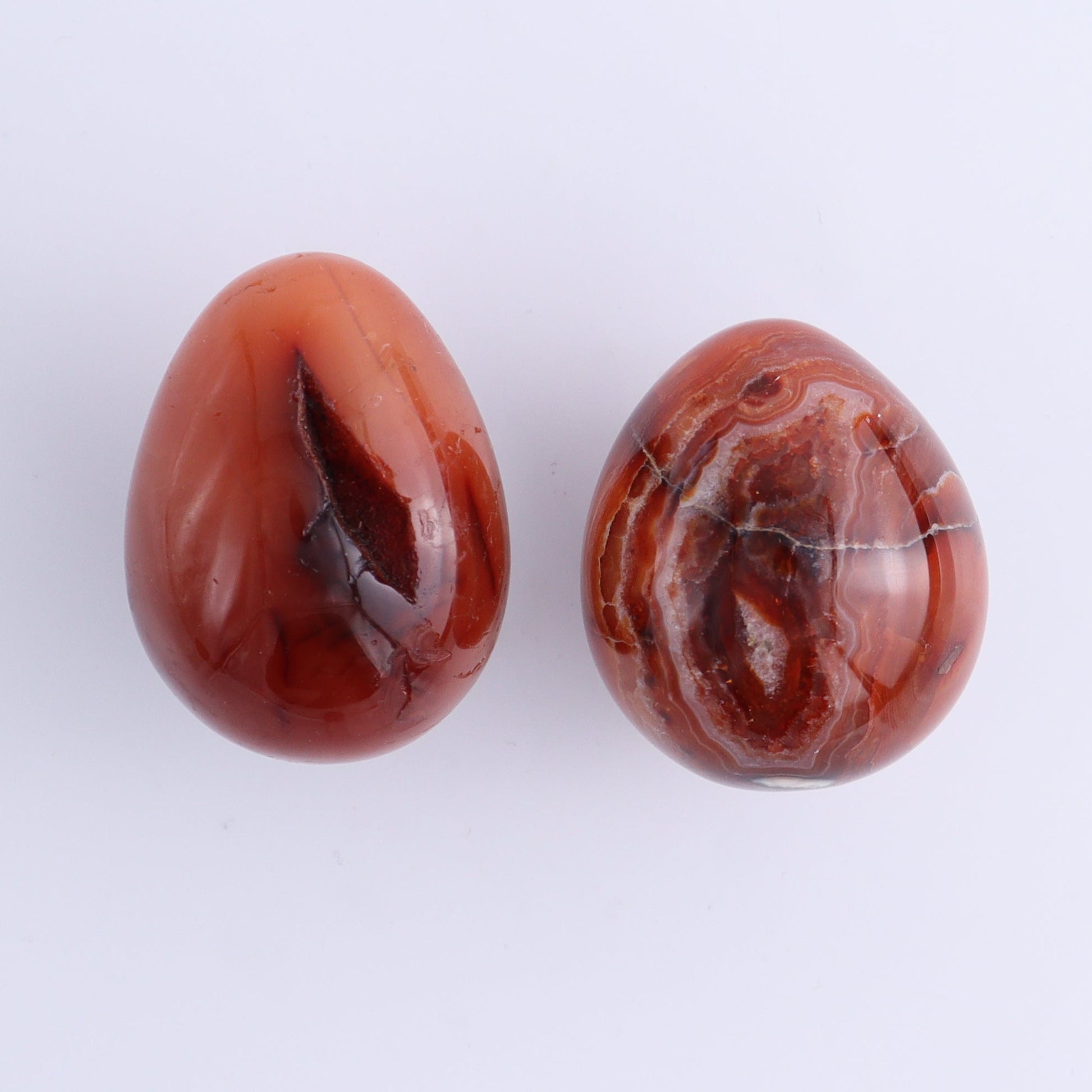 Carnelian Eggs Set of 12 - Expert Wholesale and Supplier of Wholesale Crystals & Bulk Gemstones, ["carnelian","Eggs","Madagascar"]