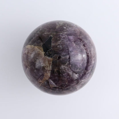 Amethyst Cacoxenite Sphere