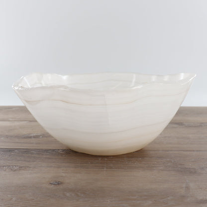 Mexican Onyx/Calcite Bowl 12"