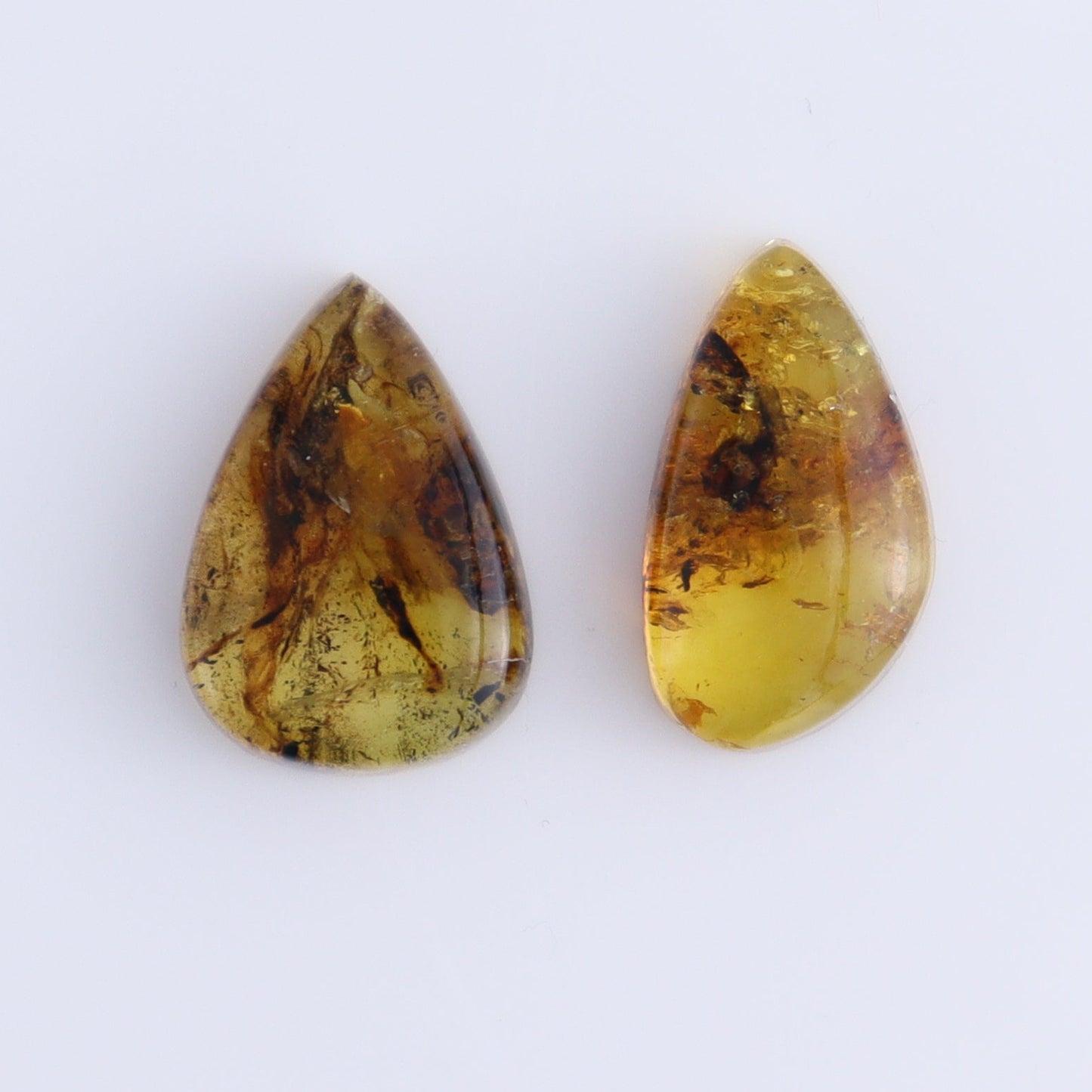 Chiapas Mexico Amber Cabs Set of 8 - Expert Wholesale and Supplier of Wholesale Crystals & Bulk Gemstones, ["Amber","Cabs","Chiapas Amber","Mexico"]