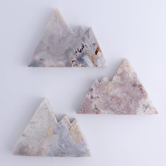 Agate Mountains Set of 3 - Expert Wholesale and Supplier of Wholesale Crystals & Bulk Gemstones, ["Agate","Brazil","Mountain"]