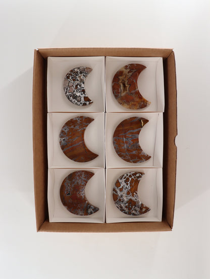 Brecciated Jasper Moons Set of 6 - Expert Wholesale and Supplier of Wholesale Crystals & Bulk Gemstones, []