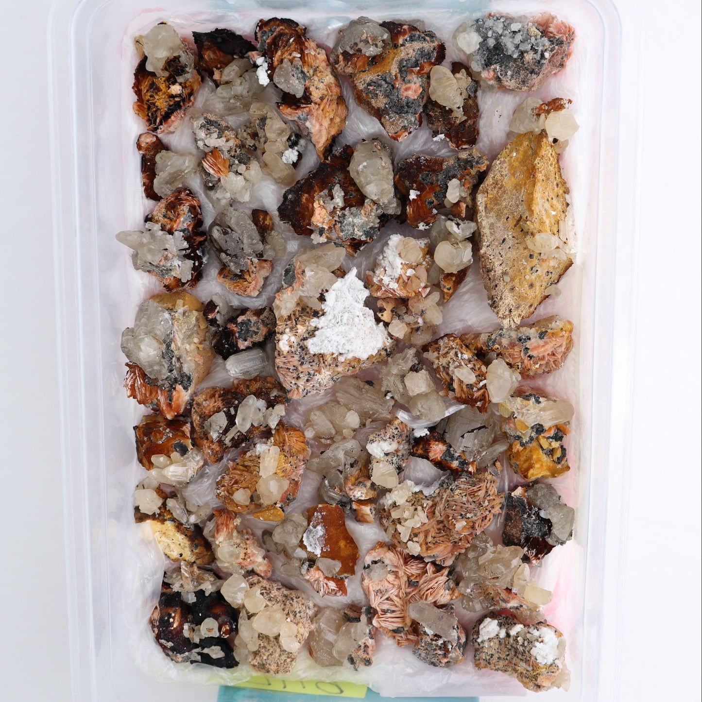 Cerussite Barite from Morocco Flat