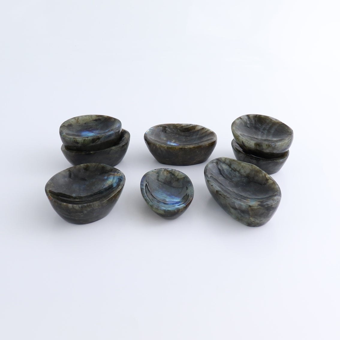 Labradorite Bowls Set of 8