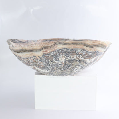 Mexican Onyx/Calcite Bowl 12"