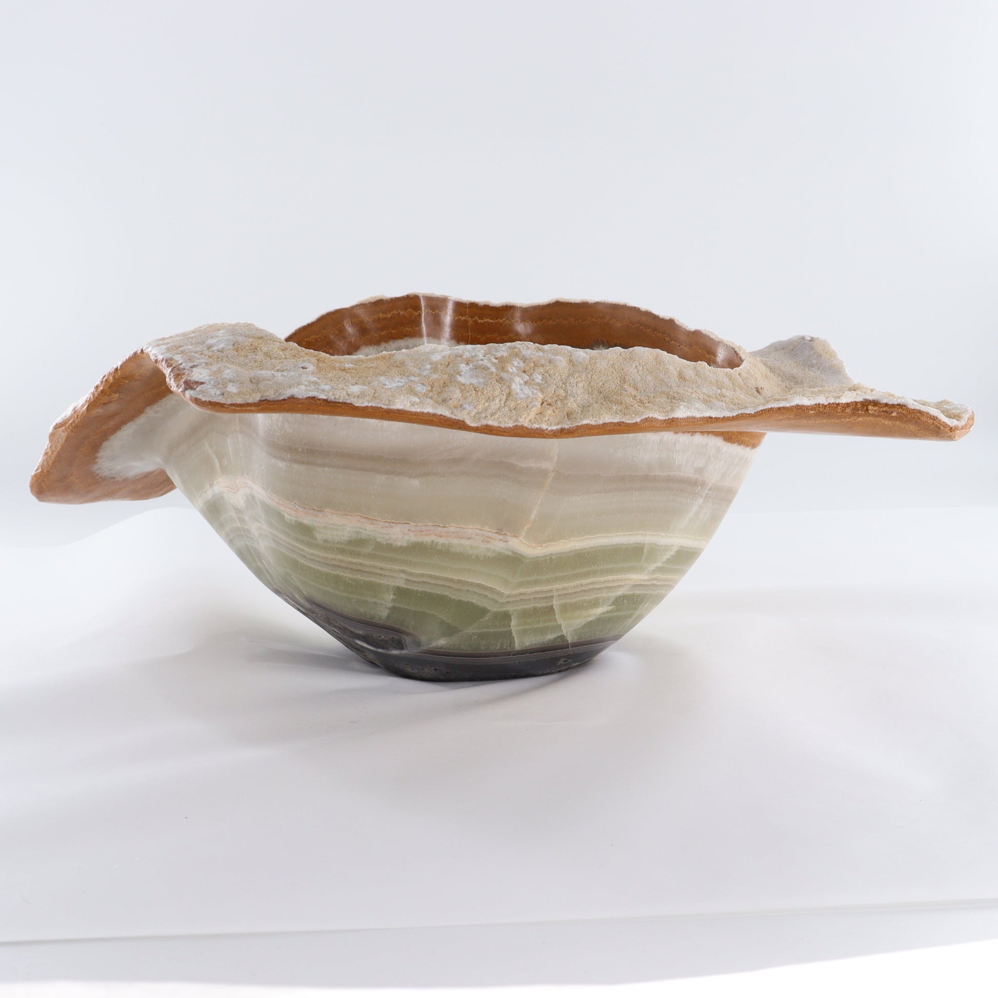 Mexican Onyx/Calcite Bowl - Expert Wholesale and Supplier of Wholesale Crystals & Bulk Gemstones, ["Bowls","Calcite","Mexico","onyx"]