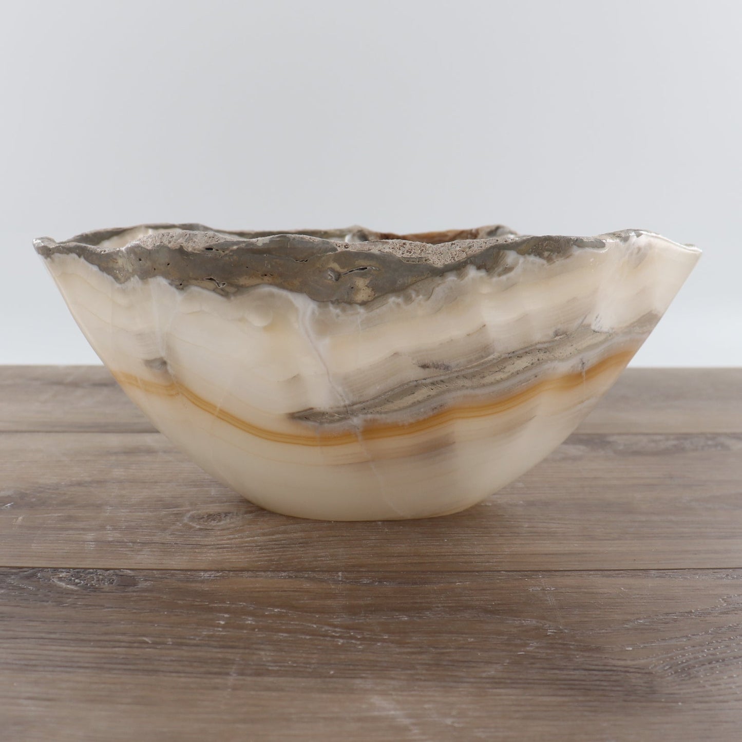 Mexican Onyx/Calcite Bowl 12"