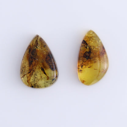 Chiapas Mexico Amber Cabs Set of 8 - Expert Wholesale and Supplier of Wholesale Crystals & Bulk Gemstones, ["Amber","Cabs","Chiapas Amber","Mexico"]