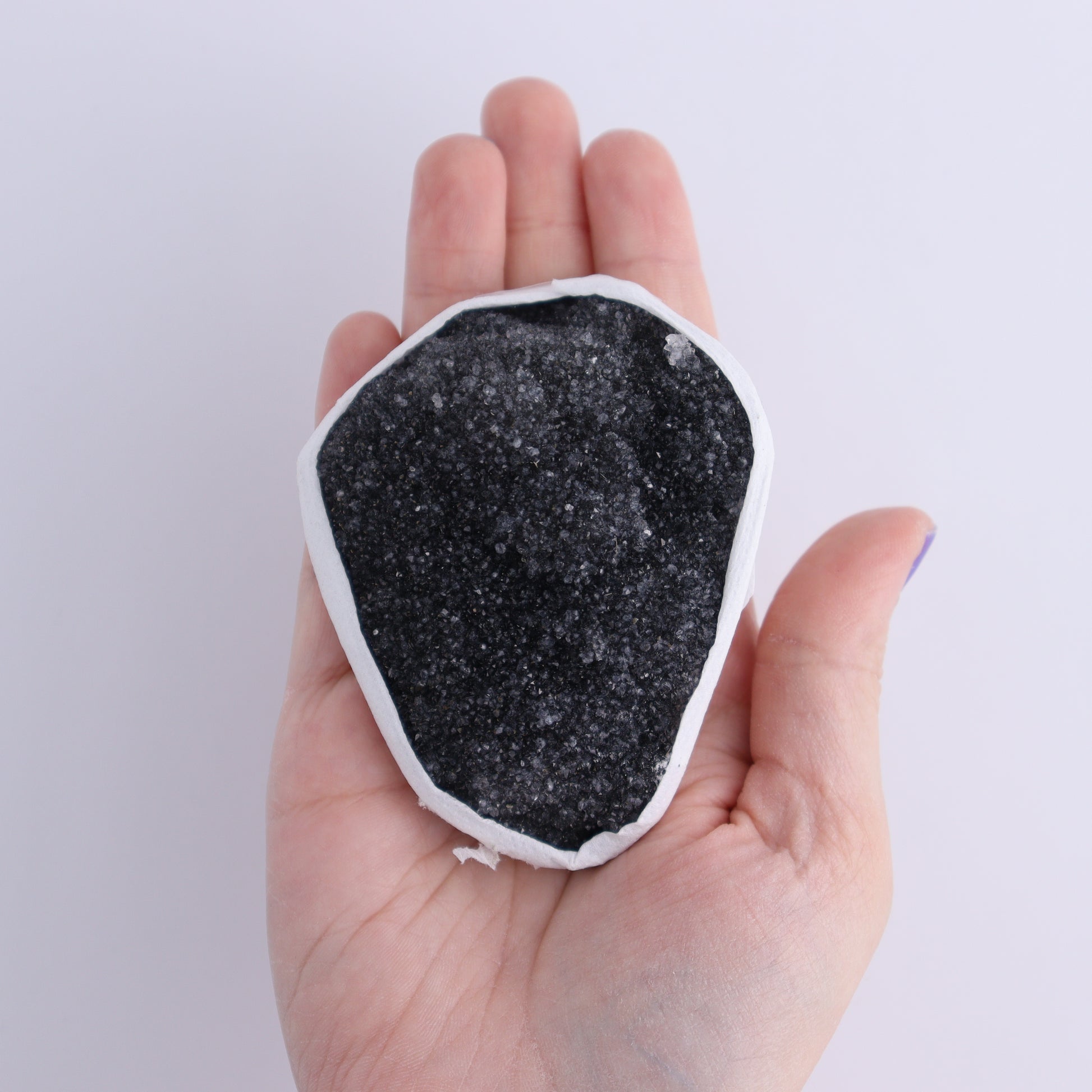 Uruguay Rainbow Amethyst Clusters Flat of 15 - Expert Wholesale and Supplier of Wholesale Crystals & Bulk Gemstones, ["Amethyst","Clusters","Rainbow Amethyst","Sugar Rainbow Amethyst","Uruguay"]