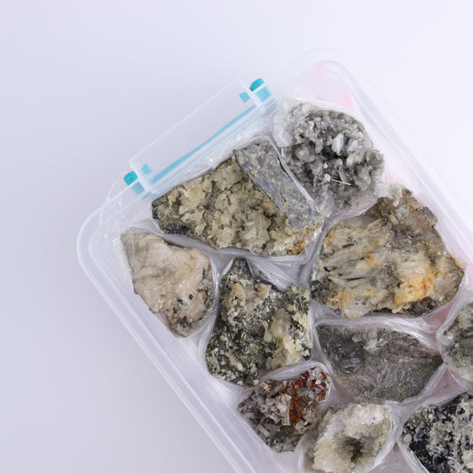 Barite Pyrite from Morocco Flat - Expert Wholesale and Supplier of Wholesale Crystals & Bulk Gemstones, ["Barite","Barite on Pyrite","Clusters","Flats","Morocco","Pyrite"]