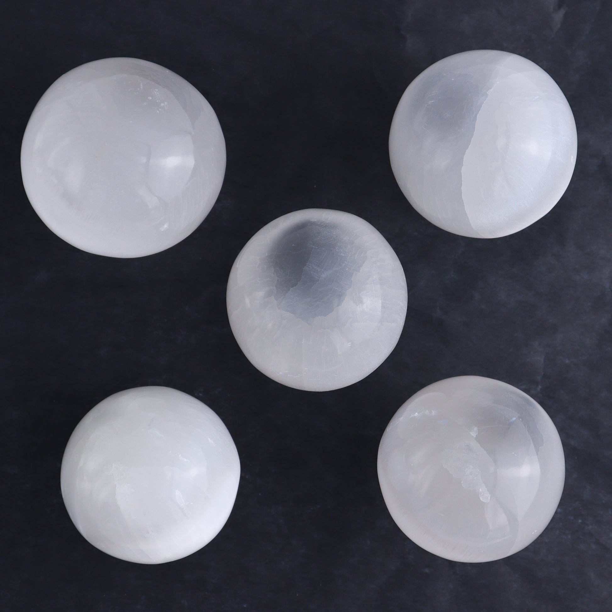 One Selenite (Satin Spar) Sphere 6 cm - Expert Wholesale and Supplier of Wholesale Crystals & Bulk Gemstones, ["close_30","Morocco","Selenite","Spheres"]