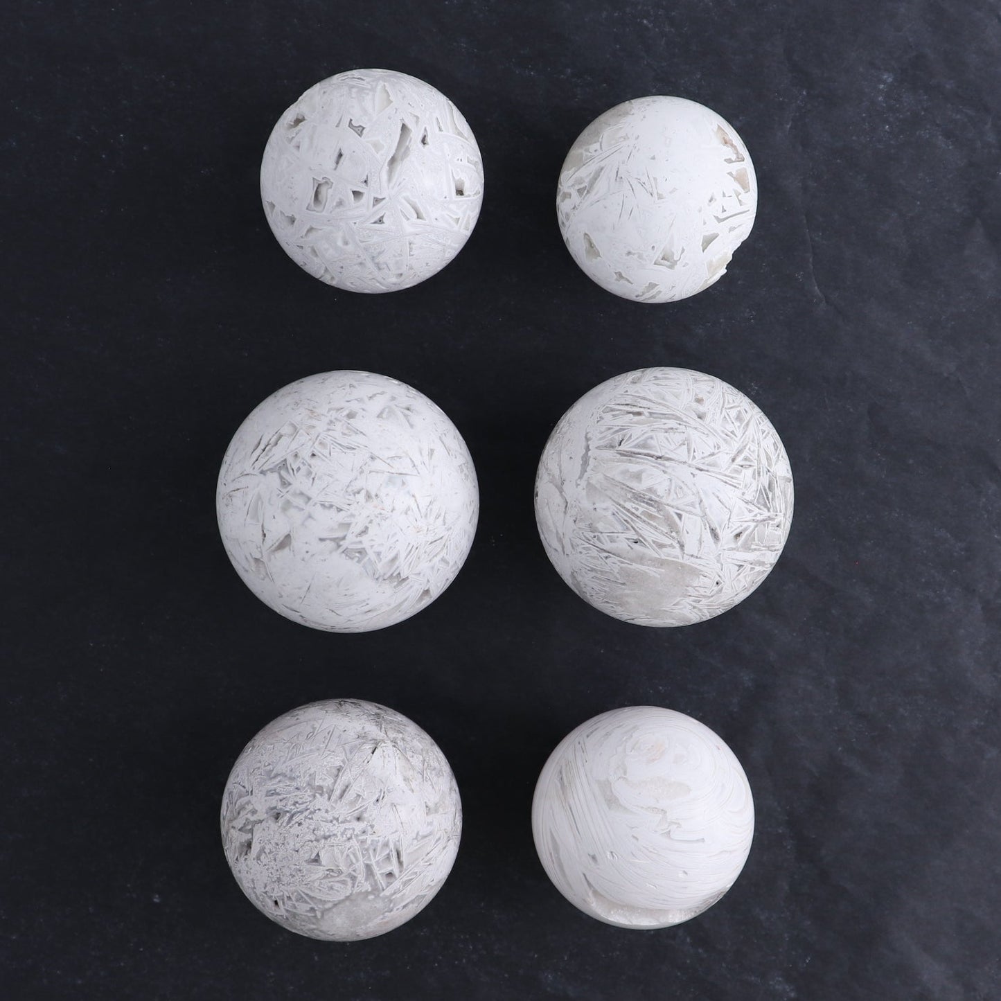 Agate Spheres Set of 6 | Mi Esperanza Minerals | Supplier of Crystals and Onyx