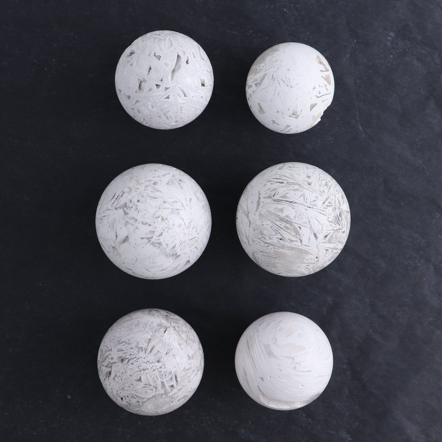 Agate Spheres Set of 6 | Mi Esperanza Minerals | Supplier of Crystals and Onyx