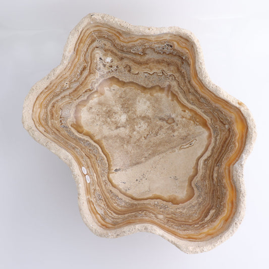 Mexican Onyx/Calcite Bowl 16"