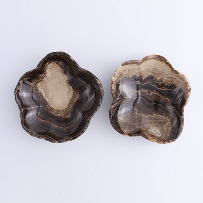 One Mexican Onyx/Calcite Chocolate Irregular Bowl - Expert Wholesale and Supplier of Wholesale Crystals & Bulk Gemstones, ["bowl","Bowls","Calcite","Catalog Onyx","Decorative Dish","Mexico","onyx"]