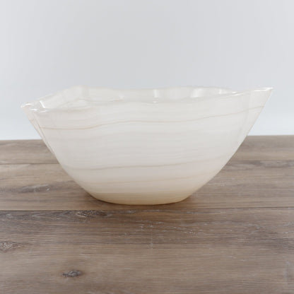 Mexican Onyx/Calcite Bowl 12"