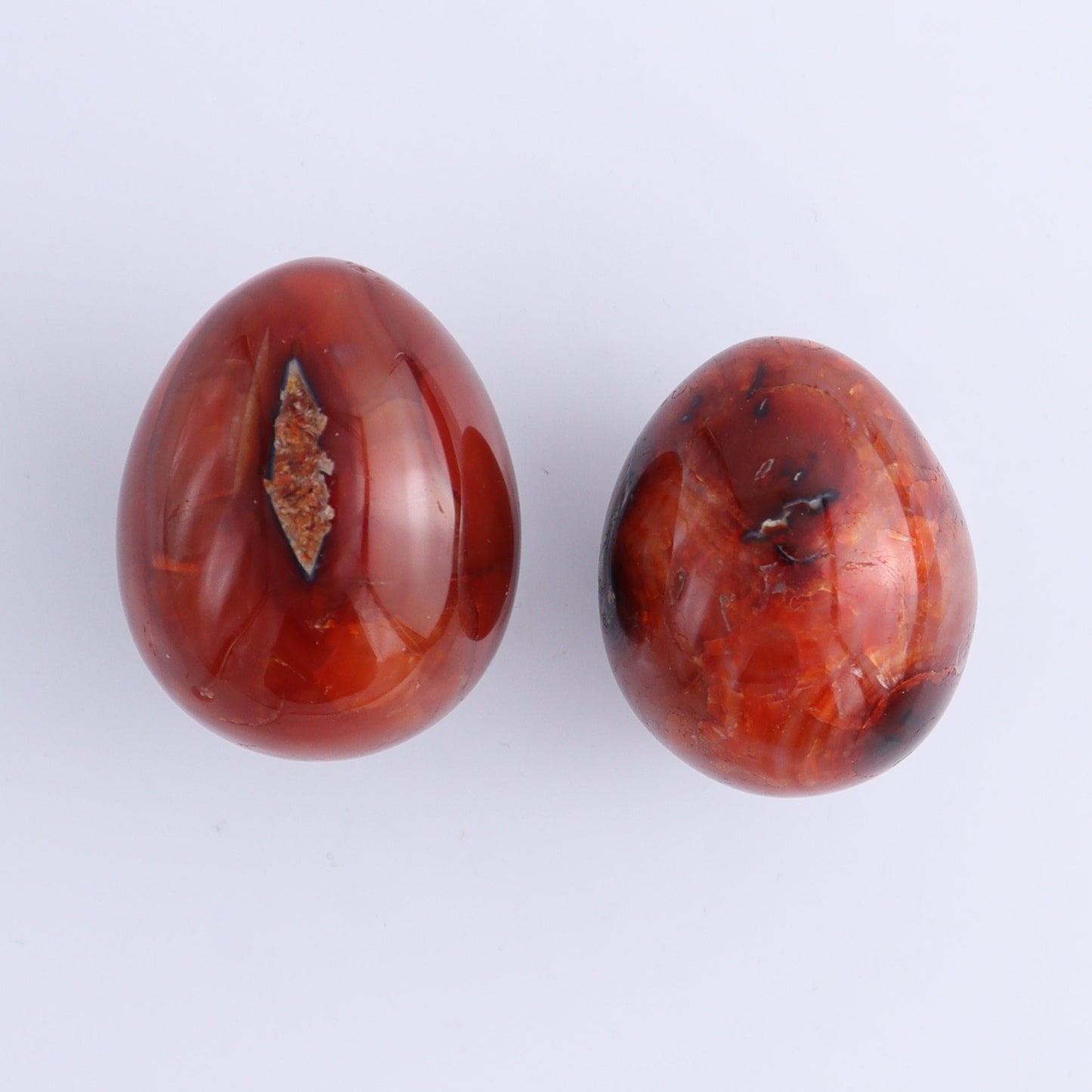 Carnelian Eggs Set of 12 - Expert Wholesale and Supplier of Wholesale Crystals & Bulk Gemstones, ["carnelian","Eggs","Madagascar"]