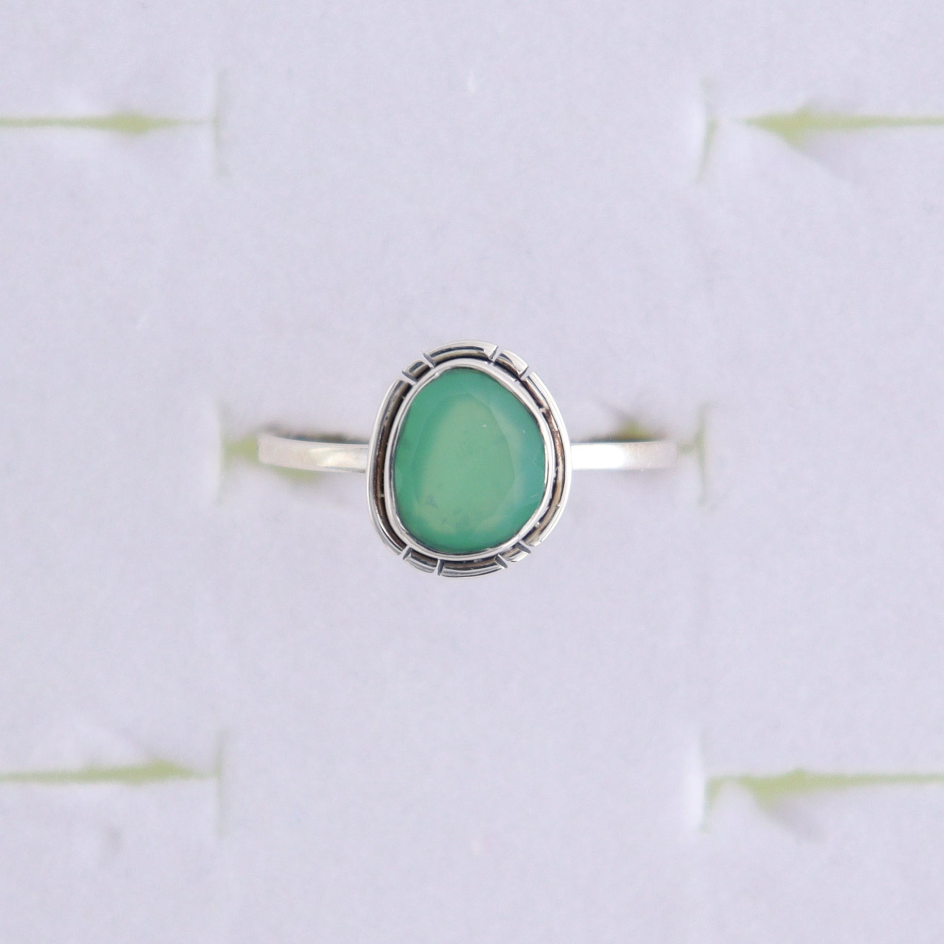 Chrysoprase Rings Set of 5 (Ring Holders Not Included) - Expert Wholesale and Supplier of Wholesale Crystals & Bulk Gemstones, ["Chrysoprase","Ring","rings","sterling silver"]