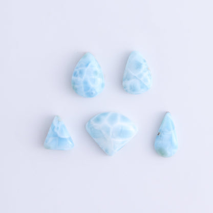 Larmiar Cabs Set of 10 - Expert Wholesale and Supplier of Wholesale Crystals & Bulk Gemstones, ["Cabs","Freeform","Freeforms","Larimar"]