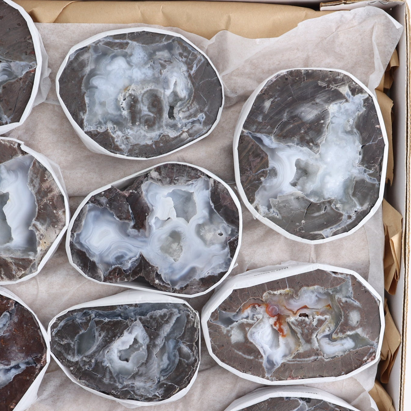 Agate Geodes Set of 11