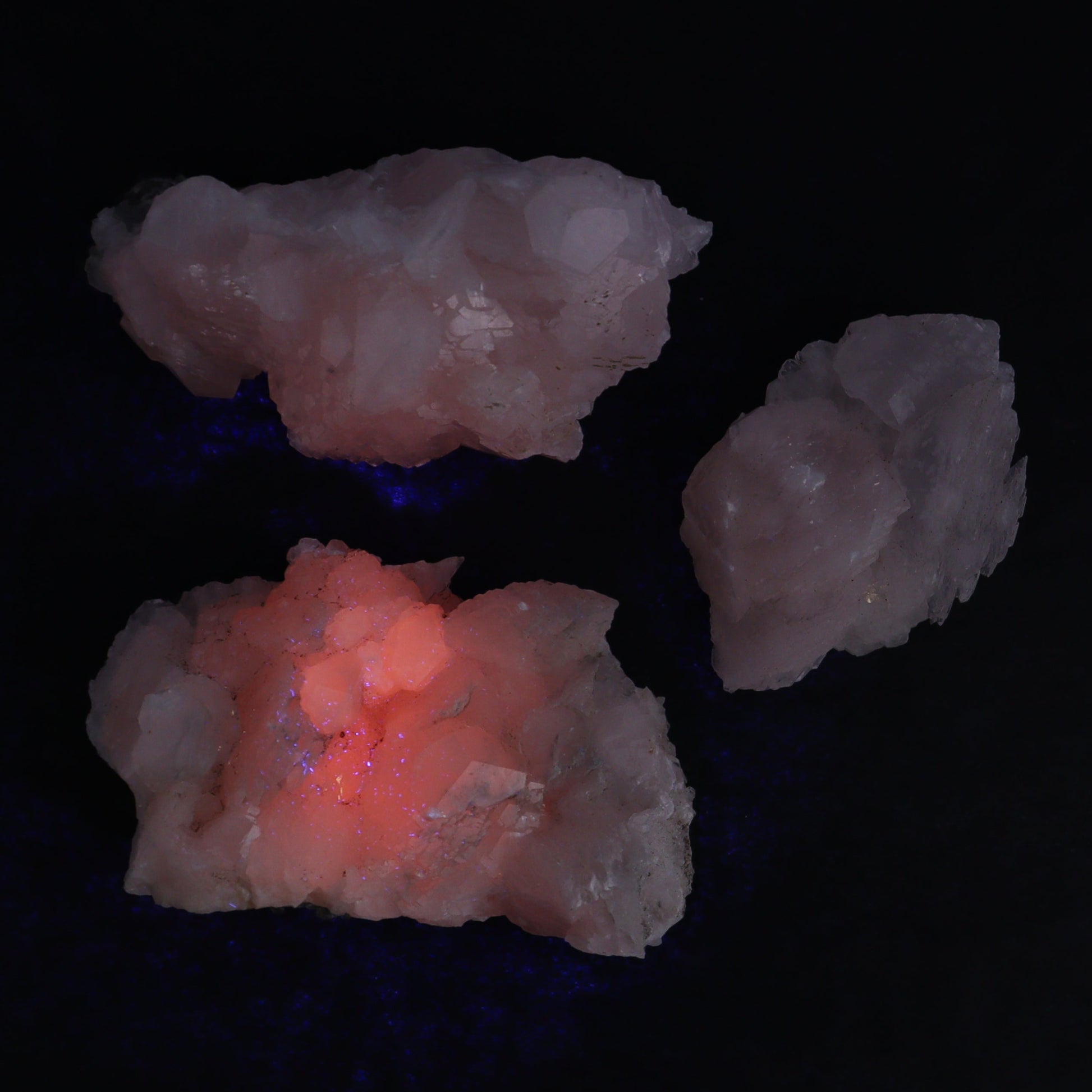 Mangano Calcite Set of 12 - Expert Wholesale and Supplier of Wholesale Crystals & Bulk Gemstones, ["Calcite","China","Freeform","Freeforms"]